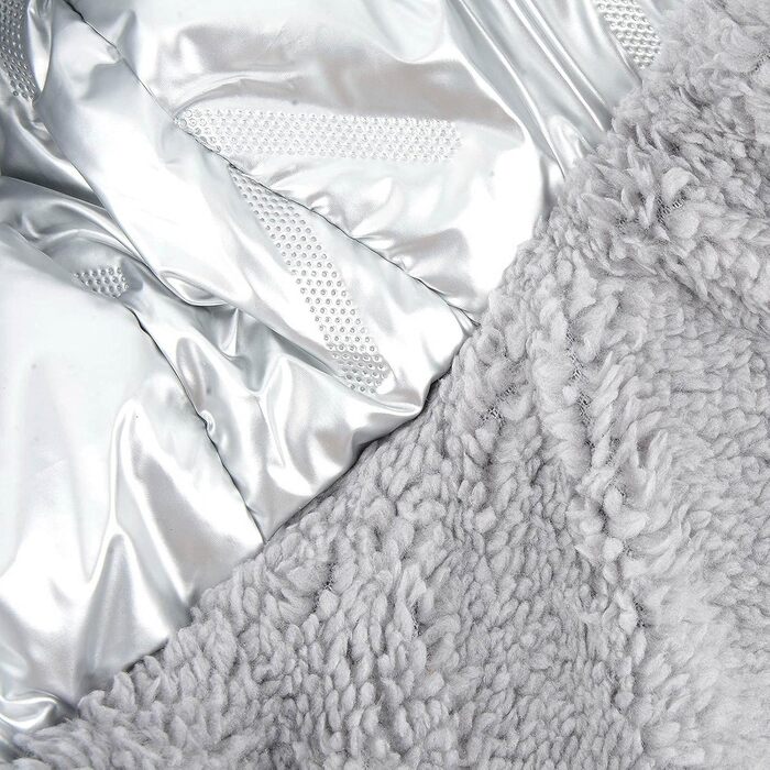 PAIDEFUL Зимовий теплий пуховик для собак - куртка з капюшоном для маленьких собак, чихуахуа, котів. Сріблястий колір, водонепроникний, для холодної погоди. Розміри S-XXL