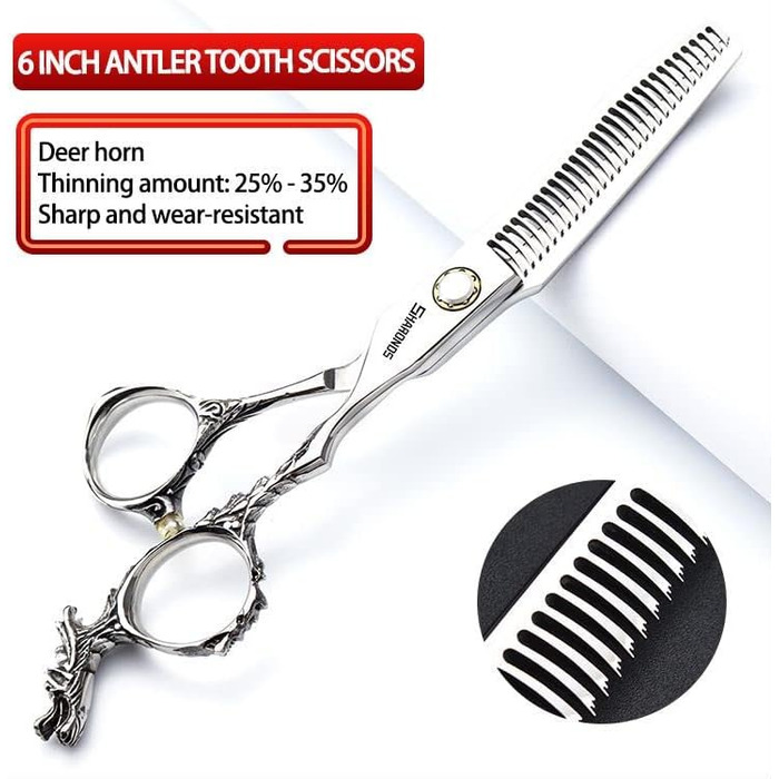 Професійні ножиці для перукарів Silber 440C, висока твердість, 6 дюймів (2 шт.)