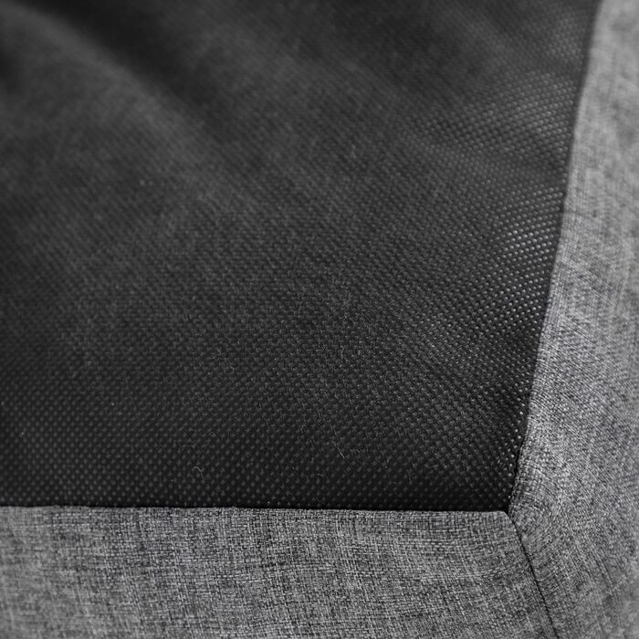 Крісло-ліжко для собак, прямокутне, 75 x 50 см, антрацит