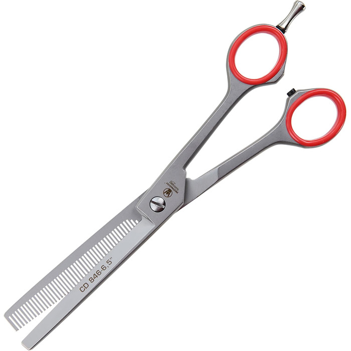 WELTMEISTER Solingen: Професійна витончена ножиця для грумінгу собак, 16.8 см, 46 зубів, німецька якість