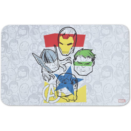 Набір для годування собак Marvel Avengers: Силіконовий килимок з неслизькою основою | Захист від протікання