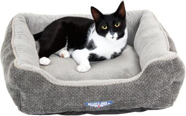 Килимок для кота Wallace & Jones Dunrobin, сірий, прямокутний, розмір S, 51 x 46 x 15 см, стійкий до подряпин