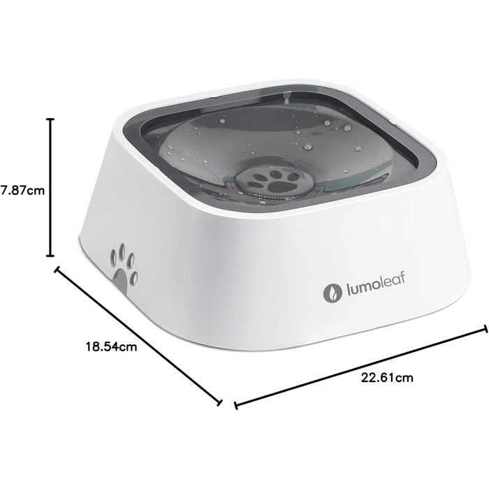Миска для води для собак LumoLeaf, 1л, анти-розливання, для подорожей, не протікає, миска для собак, котів, тварин