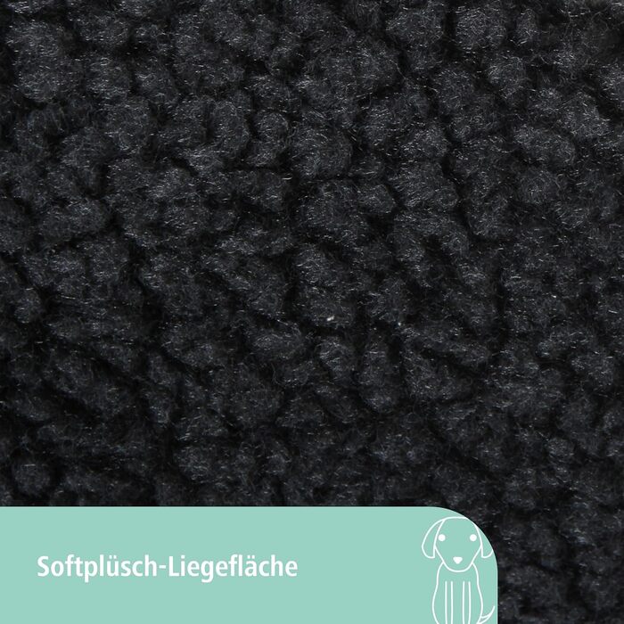 Матрац для собак Kerbl Memory Foam: ортопедичний, знімний чохол, 115x75x8 см