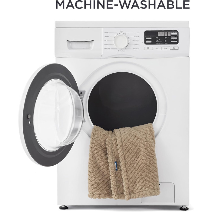 Підстилка для собак Bedsure, тепла та м'яка, 127x152 см, XL, коричнева