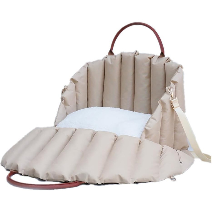 Автомобільний лежак для собак у багажник, 55x42x42 см, світло-хакі