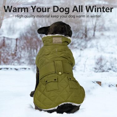 Теплий зимовий одяг для собак та котів: водонепроникний пуловер з флісовою підкладкою та кишенею | KYEESE
