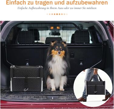 Східці для собак у машину, 6 ступенів, 70 кг, складані, для великих собак та літніх тварин, алюмінієва рамка - для вантажівок та SUV