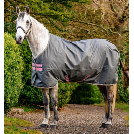 Попону Horseware Amigo Hero Ripstop Lite, 145 см, Shadow/Rose&Navy