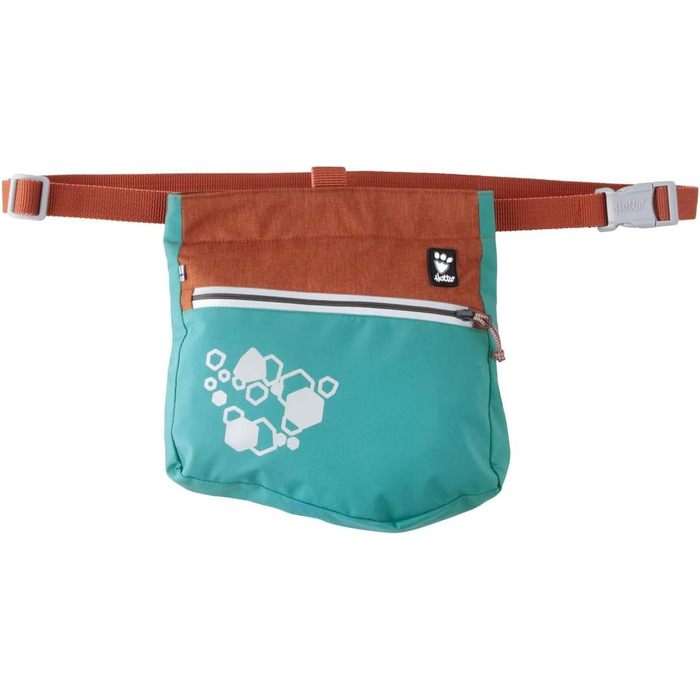 Сумка для ласощів Hurtta Leckerlibeutel ECO для собак, зручна та з магнітною застібкою, знімний кишеньковий мішечок для собак (PeacockMix)