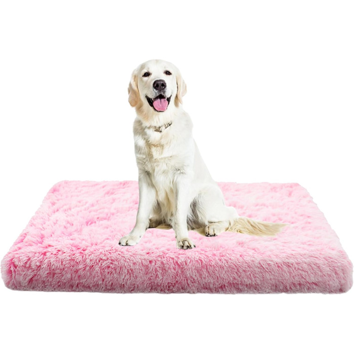 М'яке ортопедичне ліжко для собак та котів, 75x50x7 см, рожеве