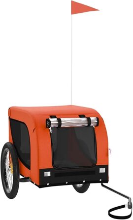 Навіс для собак Robuster, Oxford-тканина, ПВХ-вікно, вантажопідйомність до 45 кг, оранжево-чорний, модель 94005