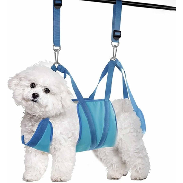 Гаммачок для грумінгу домашніх тварин LOVIVER, зручний, портативний, для маленьких собак та котів, блакитний, L