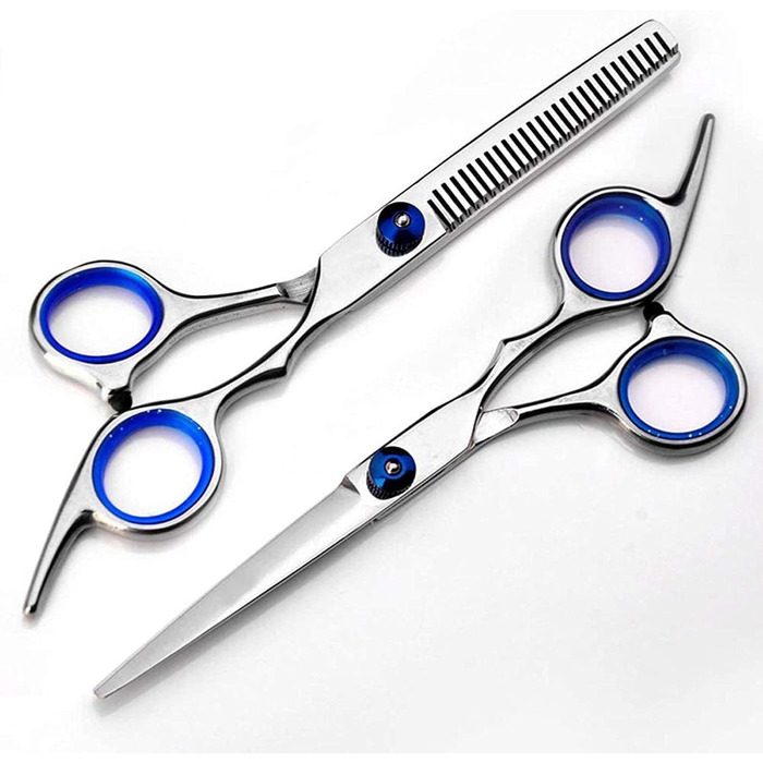 Набір професійних ножиць для грумінгу тварин 4 в 1 (набір ножиць для собак, котів) – нержавіюча сталь