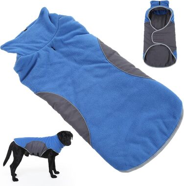 Зимовий теплий пуховик для собак, вітронепроникний, з капюшоном та на блискавці, для маленьких, середніх та великих порід