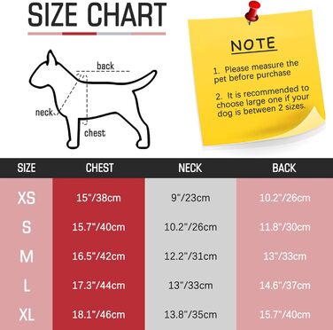 Піжама для собак після операції Kuoser, для собак малих та середніх порід (XL, червоний)