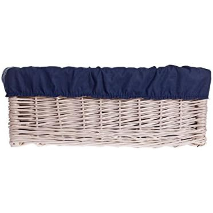 Корзина для собак та котів з ротангу, ліжко для тварин, 60x50x18 см (Бежевий)