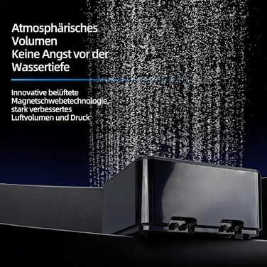 Повітряний компресор для акваріума Boxtech 10W, 4 виходи - тихий, регульований, для акваріумів 50-500л