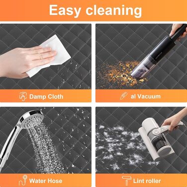 Підстилка для собак у машину, автокрісло для собак, розширення заднього сидіння, переноска для собак з сіткою та кишенею, SUV, вантажівка, темно-коричневий великий розмір