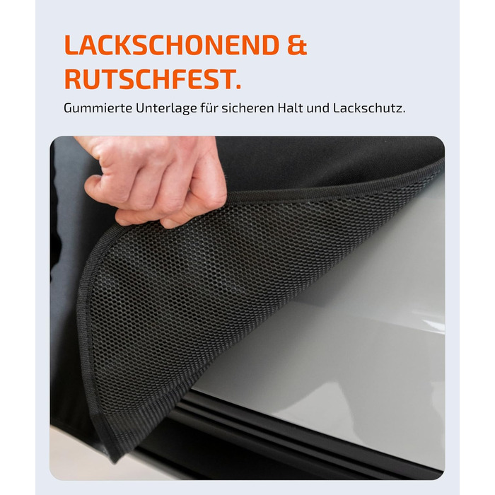 Захист для вантажного відсіку LIONSTRONG® – універсальний килимок для багажника авто [з підкладкою & водонепроникний] – для собак, SUV, легкових авто – захист від подряпин та ковзання (100x73 см)