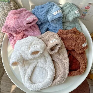 Пуловер для собак, теплий пуловер для маленьких собак, дрібних та середніх порід, для такс та цуценят, колір світло-коричневий, розмір XL