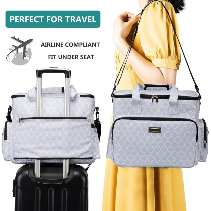 Сумка для подорожей з тваринами Baglher: набір для перевезення домашніх тварин з двома контейнерами для корму та складеними мисками