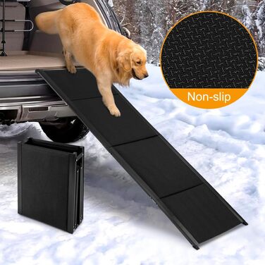 Рампа для собак, розкладна, 180 см, для авто, вантажівок та SUV, до 130 кг, алюмінієвий каркас