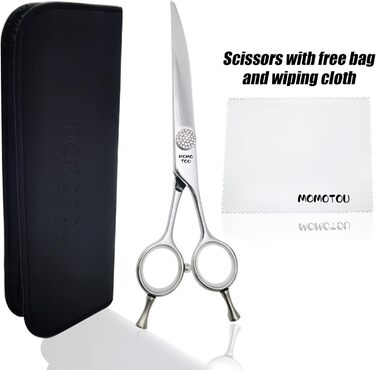 Професійна вигнута коса для грумінгу собак та котів, 440C сталь, 20.3 см