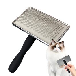 Щітка для собак від випадання шерсті – гребінець для собак, масажна щітка з металевих голок, гребінець для підшерстка, аксесуари для тварин, інструмент для видалення шерсті для довгої та короткої шерсті