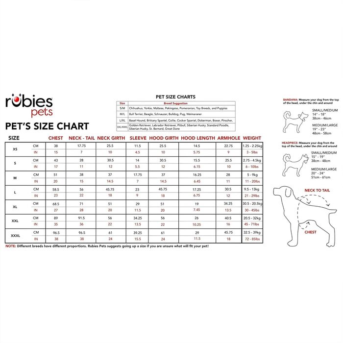 Костюм для собаки Rubie's Мікеланджело Черепашки-ніндзя, розмір XL