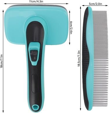 Професійна щітка для видалення шерсті собак та котів - видалення шерсті, безпечна та ефективна