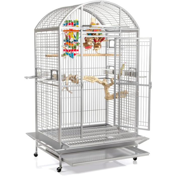 Клітка для папуг Montana Castell Nova Dome Platinum 120x95x196 см