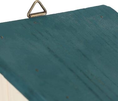 Кормушка для птахів Relaxdays з отвором 35 мм, на кришці, для синиць та зябликів, підвісна, зелений колір