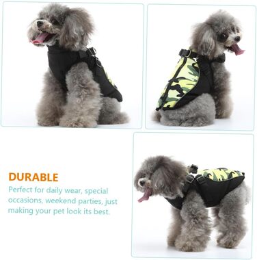 Теплий зимовий костюм для собак GLEAVI з поліестеру для маленьких собак. Зносостійкий костюм для цуценят, зручний одяг для собак у холодну погоду
