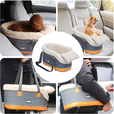 Органайзер для тварин в авто: сумка-консоль для собак та котів, безпечний крісло-підлокітник, зручний тримач для цуценят