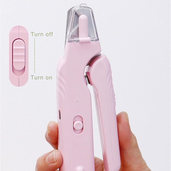 Триммер для нігтів домашніх тварин з LED-підсвічуванням: безпечний та тихий інструмент для догляду за кішками та собаками