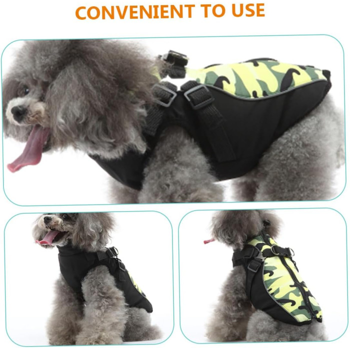 Теплий зимовий костюм для собак GLEAVI з поліестеру для маленьких собак. Зносостійкий костюм для цуценят, зручний одяг для собак у холодну погоду