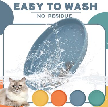 Набір мисок для котів GMMG (6 шт.) з кераміки, плоскі, для корму, миски для котів, миски для води