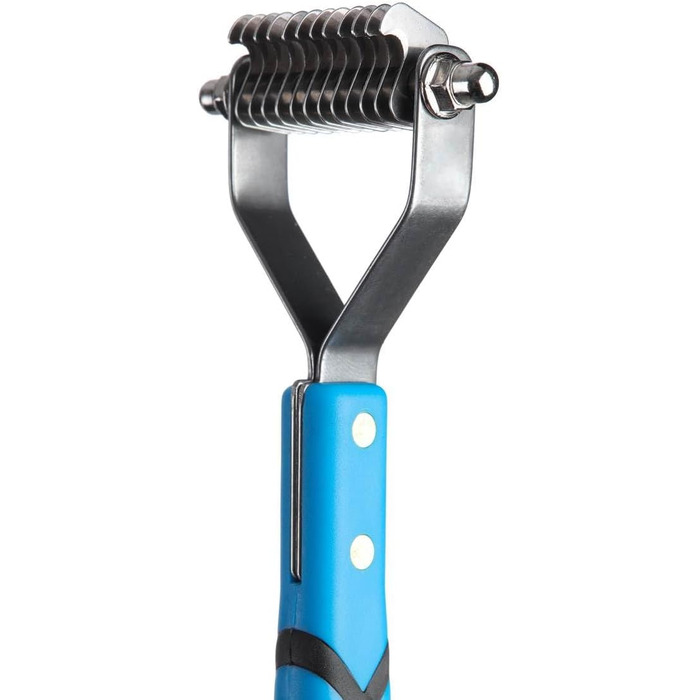 GROOM PROFESSIONAL Щітка для собак - вичісувальна щітка для собак - щітка для видалення підшерстка - видалення шерсті - підходить для різних типів шерсті, 16 зубців (8 зубців)