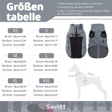 Зимова жилетка для собак, тепла бавовняна жилетка для собак з D-кільцем, безрукавка, для сноубордингу, XXL, блакитна