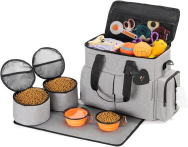 Сумка для собак Uross: дорожня сумка, рюкзак для тварин, переноска для собак, сумка для цуценят, дорожня переноска, сіра