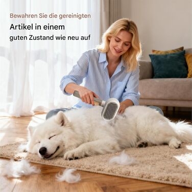 Щітка для грумінгу собак та котів, видалення шерсті, аксесуари для догляду за тваринами. Підходить для короткої та довгої шерсті, масаж, прибирання вдома, квартирі, офісі.