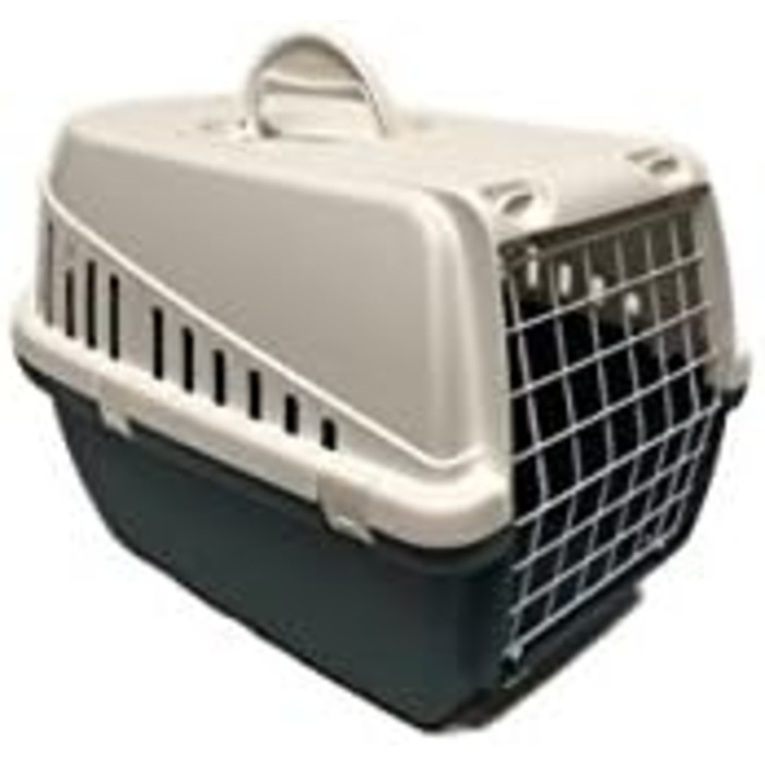 Транспортна переноска Savic Trotterbox 1, блакитно-біла, 48 x 33 x 31 см