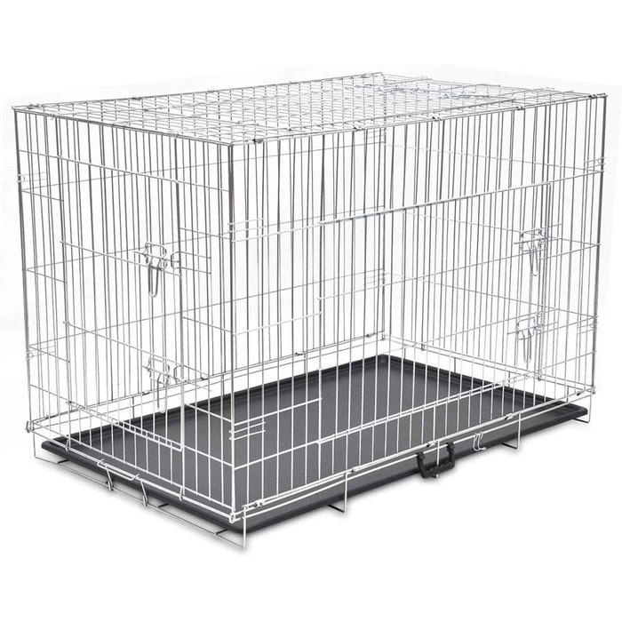 Металева складана переноска для собак ZEYUAN XXL, клітка для собак, переноска для собак, вольєр для собак