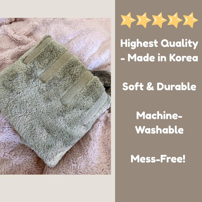 Преміум рушник для собак DERPYCHAPPY: миючий халат, рушник для сушіння, мікрофібра, Корея, для котів та цуценят, розмір M