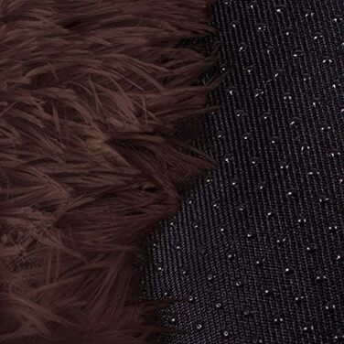 Кругле ліжко для собак Springos з антиковзною основою, 80 см, коричневе