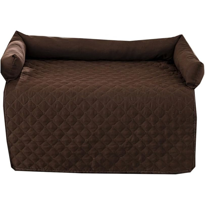 Зручне ліжко для собак та котів, водонепроникна підстилка, 75x120 см, коричнева