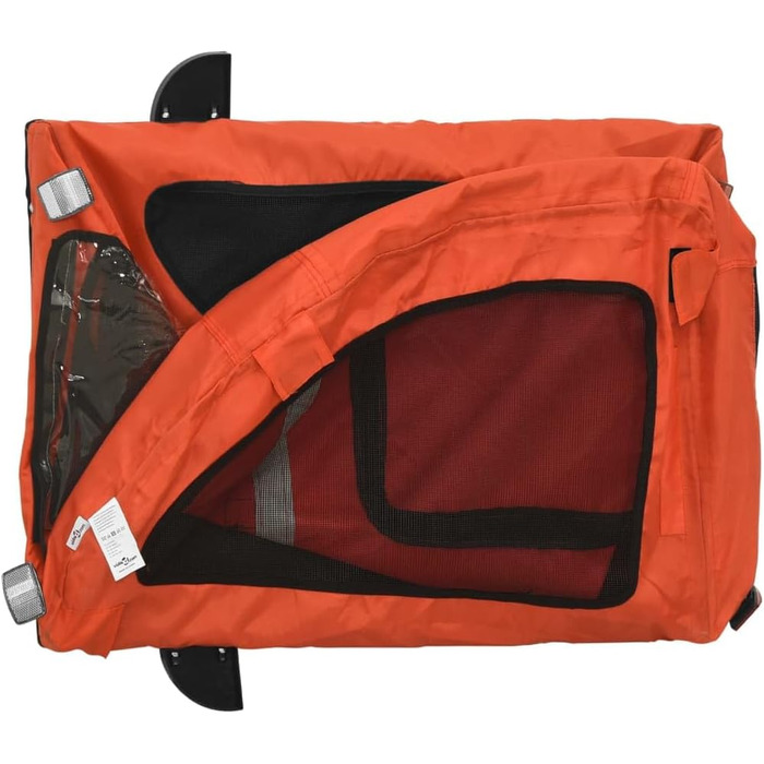 Причіп для собак Gecheer, 45 кг, оранжевий, 137x68x72 см