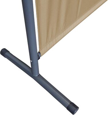 Ширма QUICK STAR Paravent з тканини, 150 x 190 см, бежева - для дому, саду, балкону