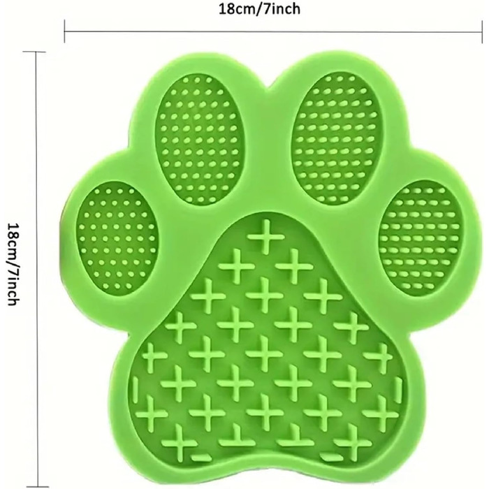 Силіконова килимок-іграшка для собак, антиковзкий, для зменшення тривоги та повільного годування (Блакитний)